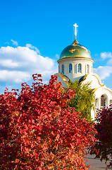 Image showing Church in autumn