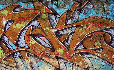 Image showing Abstract graffiti