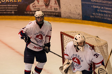 Image showing Hockey with the puck 