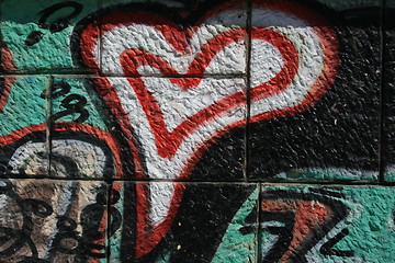 Image showing Heart graffiti