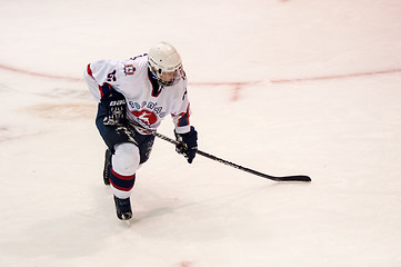 Image showing Hockey with the puck, 