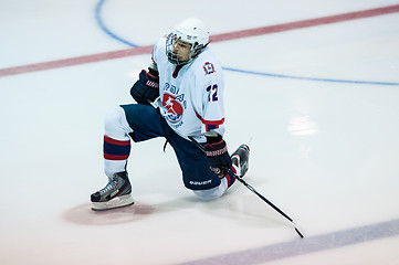 Image showing Hockey with the puck. 