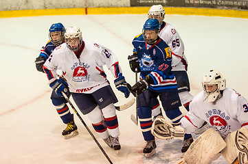 Image showing Hockey with the puck. 