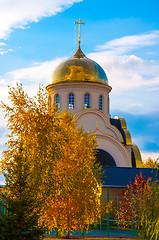 Image showing Church in autumn