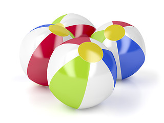Image showing Beach balls