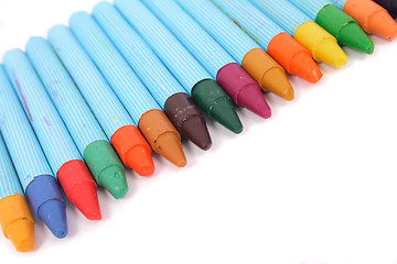 Image showing color crayons