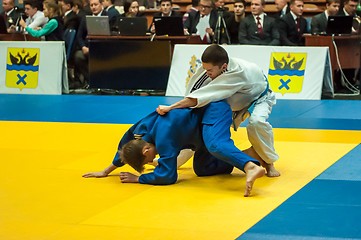 Image showing Young men in Judo