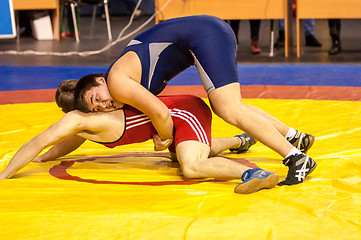 Image showing Two wrestler