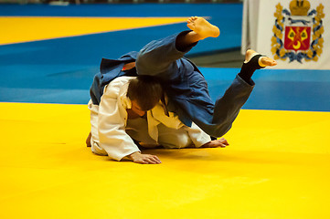 Image showing Young men in Judo