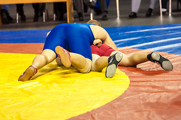 Image showing Sports wrestling