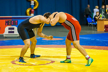 Image showing Two wrestler