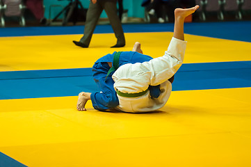 Image showing Two judoka