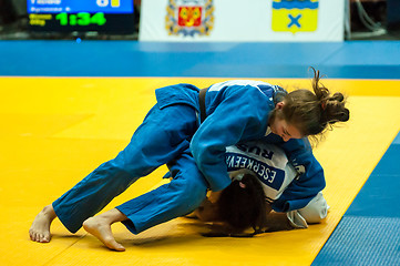 Image showing Girl in Judo