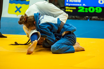 Image showing Girl in Judo