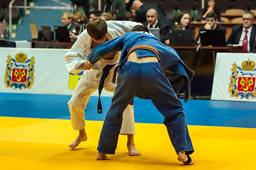 Image showing Young men in Judo