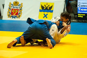 Image showing Girl in Judo