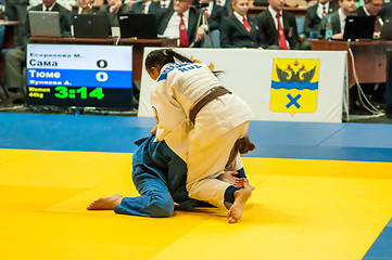 Image showing Girl in Judo