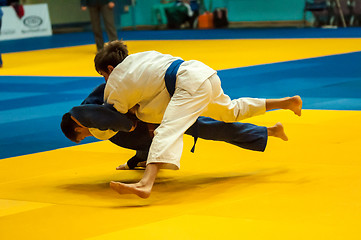 Image showing Young men in Judo