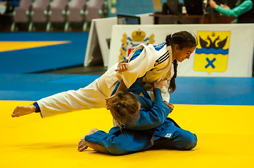 Image showing Girl in Judo