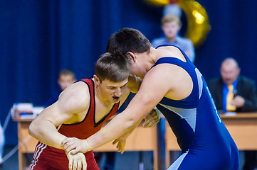 Image showing Two wrestler