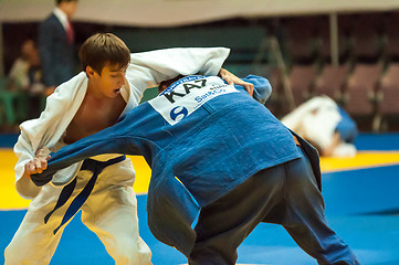 Image showing Young men in Judo