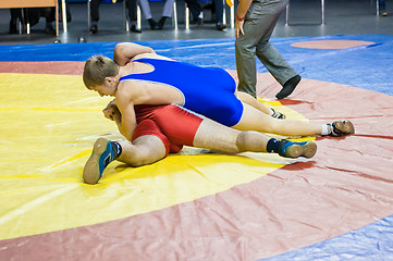 Image showing Two wrestler