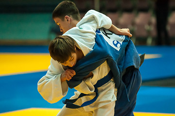 Image showing Young men in Judo