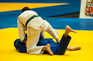 Image showing Two judoka