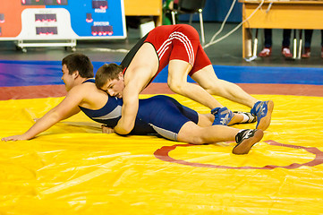 Image showing Two wrestler