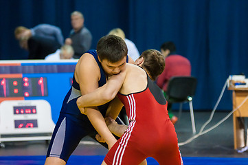 Image showing Two wrestler