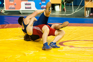 Image showing Two wrestler