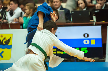 Image showing Two judoka