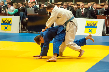 Image showing Young men in Judo