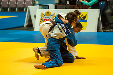 Image showing Girl in Judo