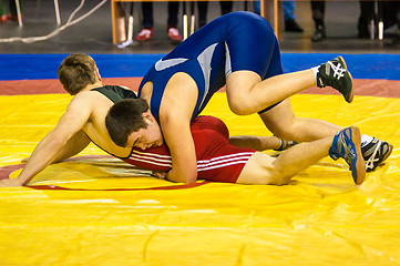 Image showing Two wrestler