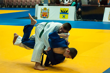 Image showing Young men in Judo