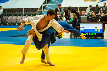 Image showing Two judoka