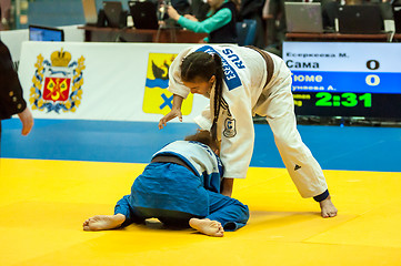 Image showing Girl in Judo