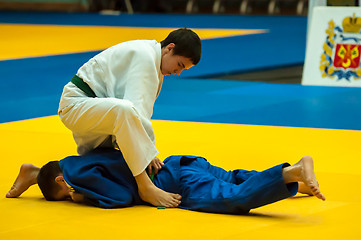 Image showing Two judoka