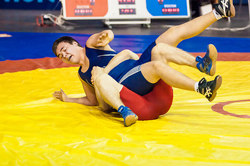 Image showing Two wrestler