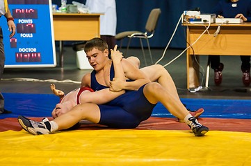 Image showing Two wrestler