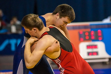 Image showing Two wrestler