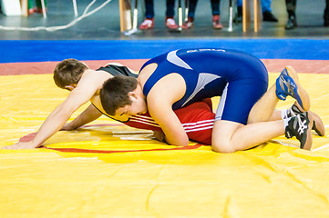 Image showing Two wrestler