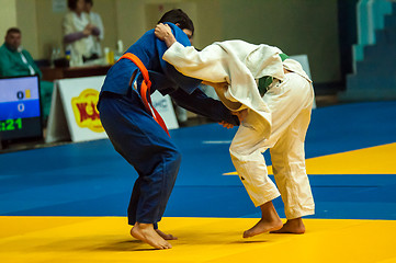 Image showing Judo competition youth. 