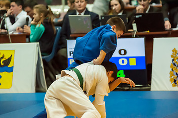 Image showing Two judoka