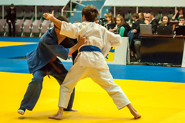 Image showing Young men in Judo