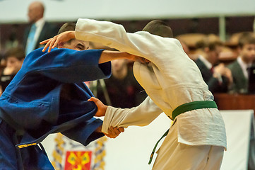 Image showing Young men in Judo