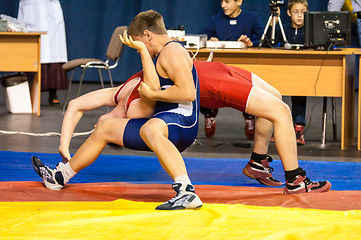 Image showing Two wrestler