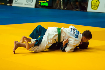 Image showing Two judoka