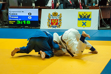 Image showing Girl in Judo